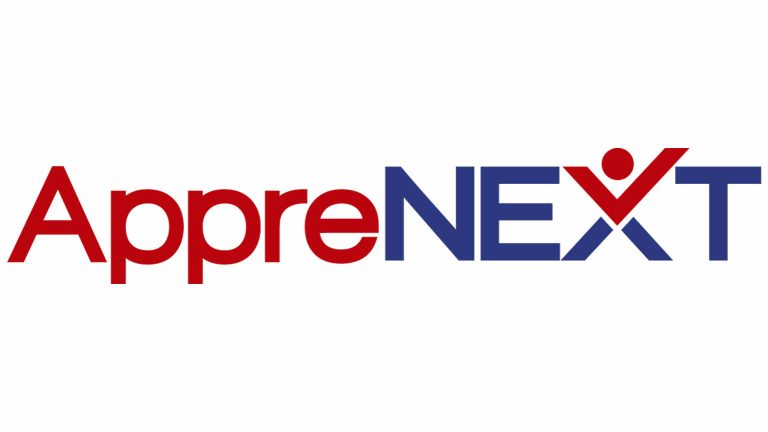 Image of AppreNEXT's sleek design branding logo - which represents their brand identity
