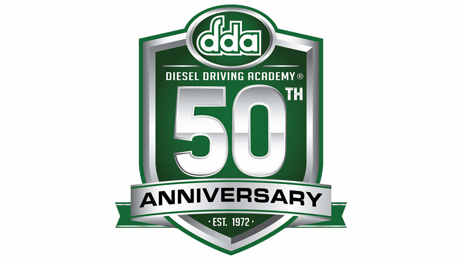 Image of Diesel Driving Academy's logo, which illustrates their brand essence
