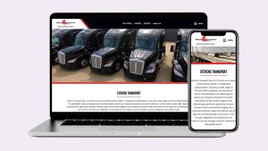 Visual representation of digital marketing agency client website example