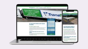 Image of a website example from our digital marketing agency's portfolio section on the homepage of their website