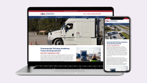 display of CDA website on desktop and mobile